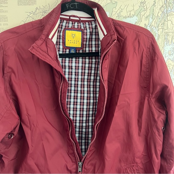 EUC! Prince & Fox Varsity Windbreaker Jacket “Men’s” Size Small - Picture 6 of 11